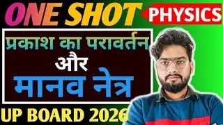 10th physics prakash ka paravartan aur manav netra chapter Up Board Exam 2026