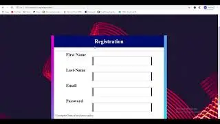 How To Create Registration Form In Html And Css | How To Design Registration Form Using HTML and CSS