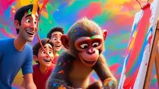 Monkey & Donkey Go To City School 🐒🐴 | Full Cartoon Story