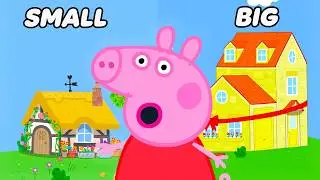 Peppa Pig Visits the SMALLEST House Ever!😲Holiday Adventures | Full Episodes | Cartoon Kids| 22 Mins