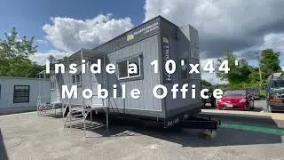 Take a Full Tour of Our 10x44 Mobile Office! | Spacious & Modern Portable Workspace Solutions