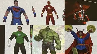 New McFarlane Toys Dc Comics, Marvel, Spawn action figures reveals Nycc panel