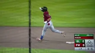 Great Lakes Loons' Jake Gelof hits 447 ft home run vs. Ft. Wayne Tin Caps, 7/30/25