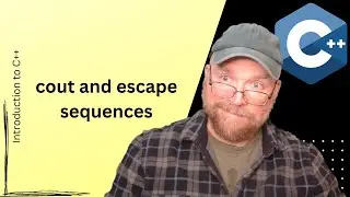 C++ cout and escape sequences for console output [1]