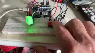 Lesson 27 using internal pullup resistors with TriColor LED homework.