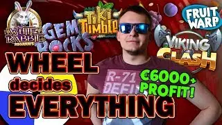 INSANE HOT RUN SLOT COMPILATION with Slots chosen from Wheel!