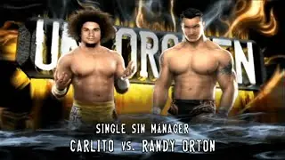 Carlito vs Randy Orton — WWE Unforgiven| WWE SmackDown vs Raw 2008 (PS2) Gameplay