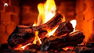 Peaceful Quran Recitation with 🔥 Relaxing Fireplace crackling fire sound For Sleep, Relaxing, Study