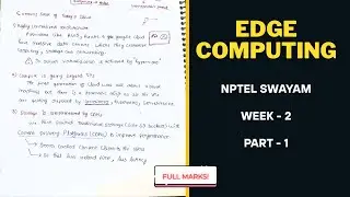 Introduction to IoT Platform || Week 2 || NPTEL Swayam || Foundation of Cloud IoT Edge ML || Hindi