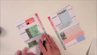 Mini Happy Planner Plan with Me // Target Dollar Spot Sticky Notes!