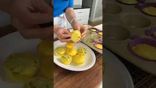 Cottage Cheese Egg Bites  (Starbucks Copycat!) #shorts
