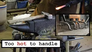 Forging Drawer Handles // Quick Blacksmith Project