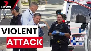 Two men stabbed in violent Gold Coast attack | 7NEWS