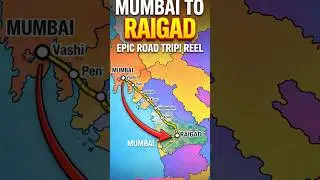 Mumbai to Raigad Road Trip | Scenic Konkan Drive 🚗🌿