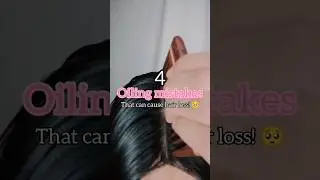 🧐 4 Oiling mistakes that can cause hair loss🧐 #haircare #hairloss #shorts #ashortaday