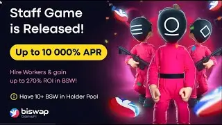 Staff Game от Biswap: Зарабатываем BSW: DeFi