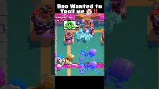 He was trolling MrPC 🤡 #clashroyale