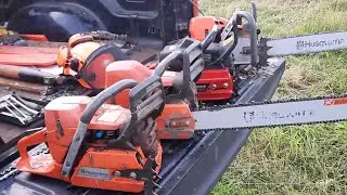 Husqvarna 371xp против Husqvarna 70cc Saw World, 372 X-Torq, 575 и 572 HTSS