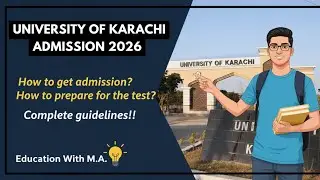 KARACHI UNIVERSITY ADMISSION 2026 GUIDELINES.