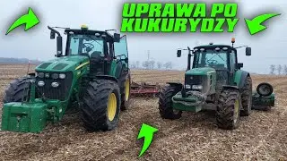 ☆ Talerzowanie Po Kukurydzy ☆ 6930 Podczepiony Do Pługa  - vlog # 55