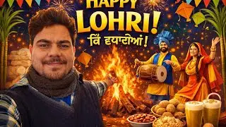 #happy lohri #happy makar Sankranti #kamal bhai youtuber 