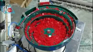 260T2 track plus fiber optic count, green paint bowl, with finished conveyor and check weigher