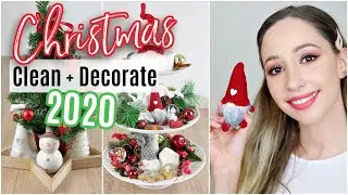 Decorate With Me For Christmas 2020 DIY - Small Space/ Apartment Makeover | Vasilikis Beauty Tips