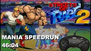 STREETS OF RAGE 2 - MANIA SPEEDRUN - 2 PLAYERS CO-OP - 46:04