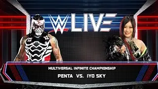 WWE 2K25 - Last Luchador Standing Match: Penta vs Iyo Sky | WWE LIVE EVENT #W2K25