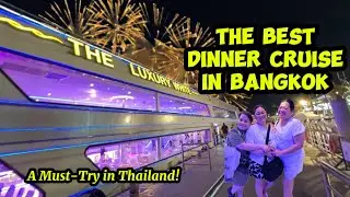 BANGKOK’S BEST LUXURY DINNER CRUISE #bangkok #thailand #cruise #travel 