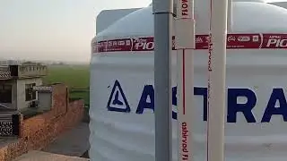 Paal burjdalla water tank 1500LTR installation pipe fitting 