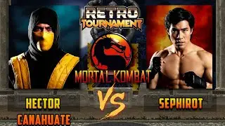 🩸HECTOR CANAHUATE vs SEPHIROT | Torneo de MORTAL KOMBAT 1 (1992) | Fighcade FT2 - TOP 8