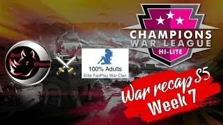 CWL Season 5 - Hi Lite - Week 7 Red Rhinos vs 100% Adults