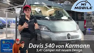 🔴Design NEW🔴 Karmann Davis 540: The 5.41 m compact with transverse bed in review | Caravan Salon ...