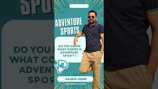 Adventure Sports Insurance Explained By Rajbir Joon #shorts #hip #healthinsurance #rajbirjoon