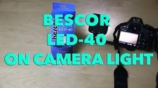 Bescor LED-40 On Camera Light