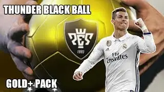 GOLD BALL PACK THUNDER BLACK BALL TRICK PES 2019 MOBILE