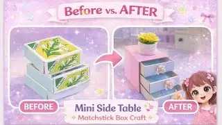 Crafter Janki is live! 😍 | 3 Matchstick Box se Mini Side Table 😱 | Crafter Janki | Every Sunday 9 PM