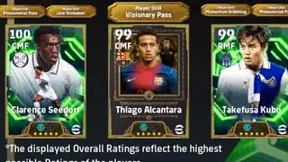 Is he overrated seedorf alcantara kubo? Playing with them #efootball #bestpacks  #seedorf #takefusa 