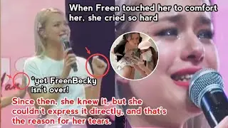 Becky shared her emotions with the fans, she felt so much pain when Freen touched her 😭