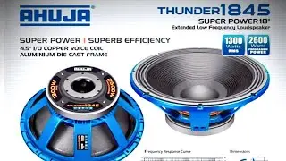 Ahuja 18 Inch Speaker 1300W Review: Full Specification