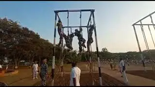 crpf rope climbing।।crpf training