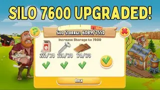 Silo Upgraded to 7600 in Hay Day 😱 | County Fair & Full Gameplay