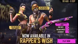 RAPPER WISH  FREE FIRE NEW EVENT