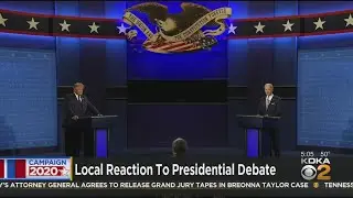 Local Reaction To First Debate