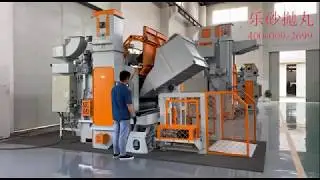 Batch Type Tumble Blast Machine with Rubber Belt/ Wheel Blasting Machine / Shot Blasting Machine