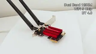 FENVI WiFi 5 PCI-E Wireless Adapter AC1200 Network Card Dual Band