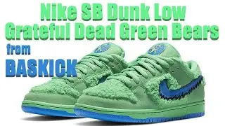 Nike SB Dunk Low Grateful Dead Green Bears from Baskick | Legit Check & On-Foot