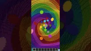 Minecraft: TRIPPY Rainbow Dropper #shorts