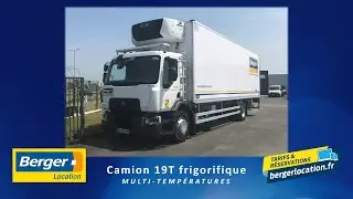 Berger Location - Camion 19T frigorifique multi-températures